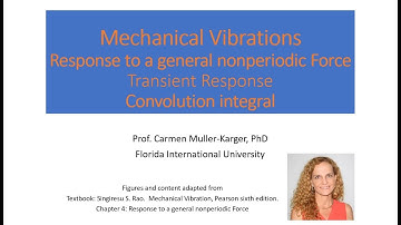 Narrated lecture CH 4 Part 3 Response to general forcing conditions   Convolutio