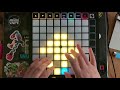 Novation LAUNCHPAD X finger drum test