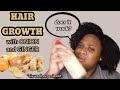 HAIR GROWTH experiment with GINGER &amp; ONION | ToniNaturally