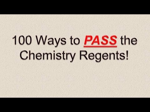 How To Pass Chemistry