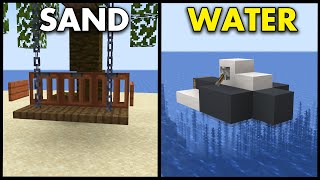 Minecraft: 5+ Summer Build Hacks!