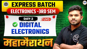 🔥Digital Electronics || Day-2 || Electronics 3rd Semester || One-Shot || By- Rahul sir #numbersystem