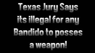 Texas Jury Prosecutes Man For Being A Member Of A Motorcycle Club