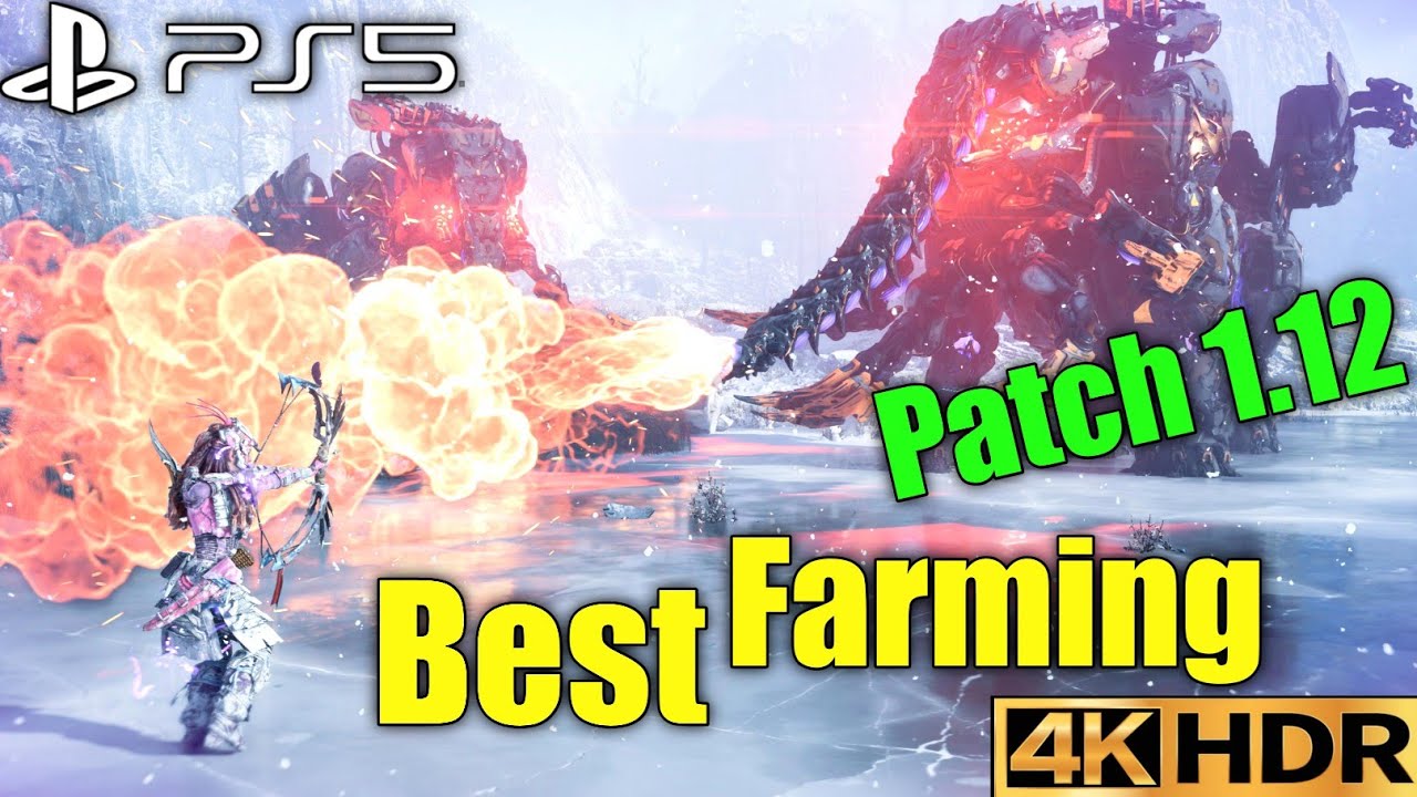 Best Farming Location Horizon Forbidden West Update 1.12 Patch PS5 Gameplay Walkthrough 4K 60FPS HDR