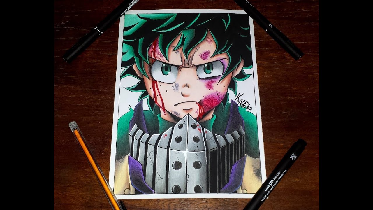 Speed Drawing Izuku Midoriya Deku Boku no Hero Speed Drawing Izuku Midoriya Deku Boku no Hero