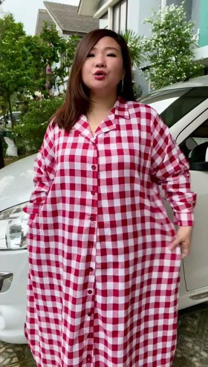 Lapak75 Long Tunik Jumbo LD 138 cm Midi Dress Maxi Dress Gamis Casual Big Size