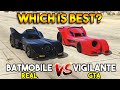 Gta 5 vigilante vs real batmobile  which is best