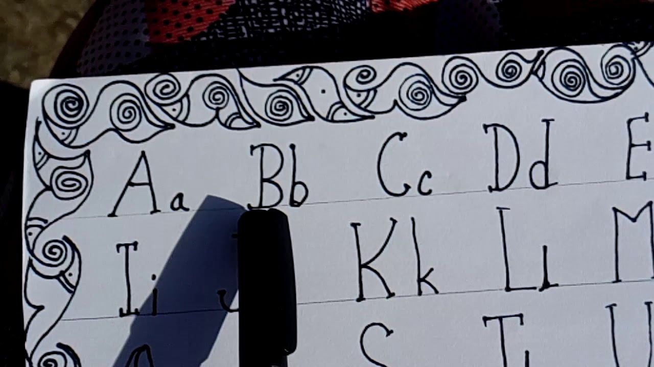 Alphabets learn small and capital letters - YouTube
