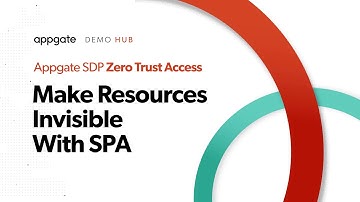 Appgate SDP: Make Resources Invisible With Single Packet Authorization