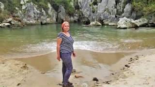 PLAYA DE LLANES-- BARRO,CELORIU,BORIZA,SAN ANTOLIN Y GULPIYURI ASTURIAS 2017---OLMOCRUZ