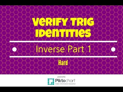 How to verify inverse trig identities. Part 1 - YouTube