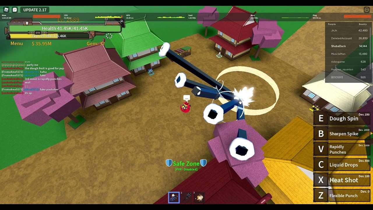 Dough showcase (((king legacy))) YouTube