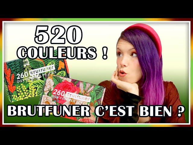 TEST CRAYONS BRUTFUNER I Un bon investissement ? NUANCIER - DÉGRADÉ -  SWATCH et ILLUSTRATION I 