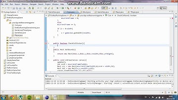Programming an Endless Running Game, Android. Video 5 - Handling collisions