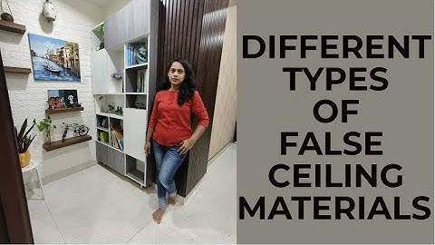 Different types of false ceiling materials with cost for Interior use | GLOSSYSPACE