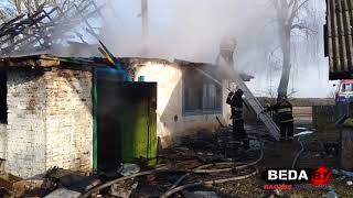 ЧП Гомель Калинковичи: деревне Суховичи на пожаре погиб пенсионер