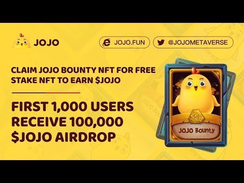 $JOJO ახალი NFT ეარდროპი Binance Smart Chain ქსელზე