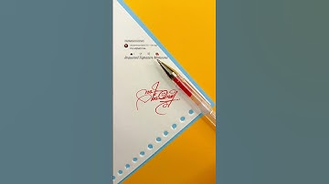 Memoona Signature Design | How To Sign The Letter M #shorts