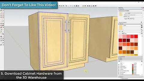 Top 10 Tips for MODELING CABINETS in SketchUp