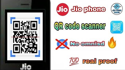 How to scan QR code | in Jio phone | without omni SD | working with live proof | in tamil