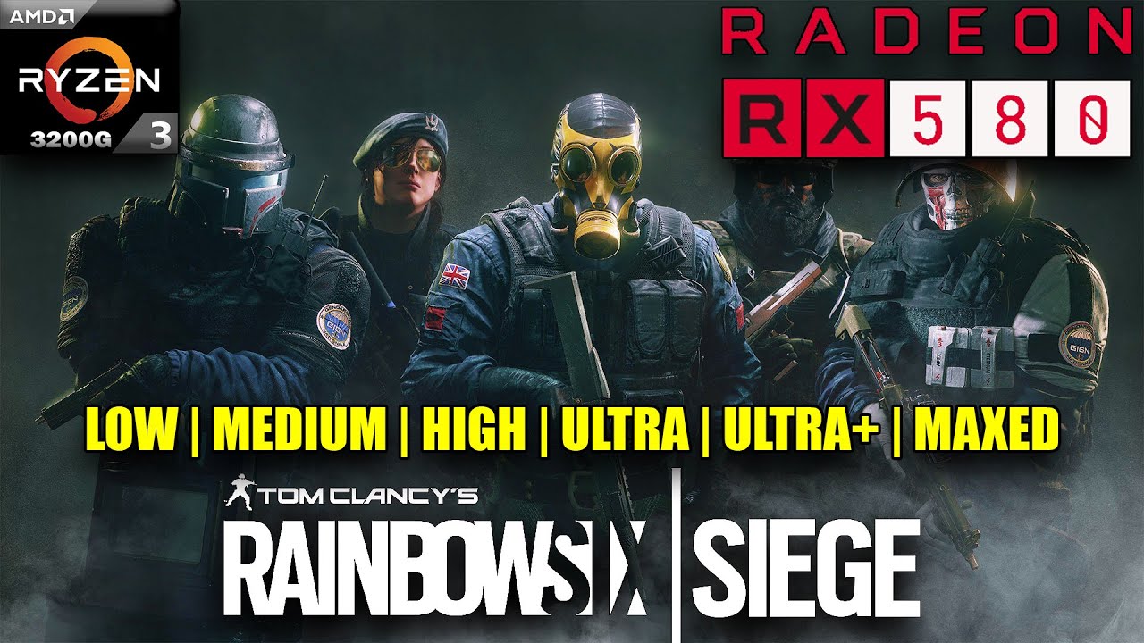 RX 580 Rainbow Six Siege | All Setting Tested (2025) - YouTube RX 580 Rainbow Six Siege | All Setting Tested (2025) - YouTube