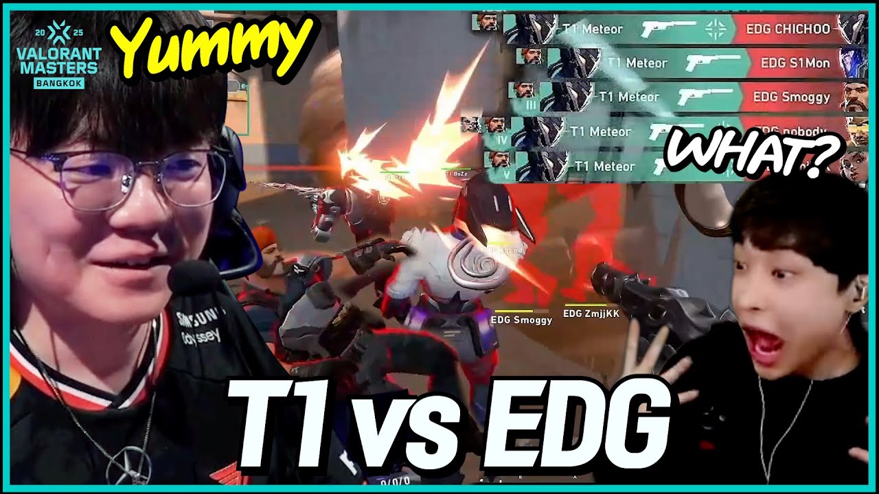 누가 아시아 최고의 팀이지? | T1 VS EDG | VALORANT Masters Bangkok Playoffs Day3