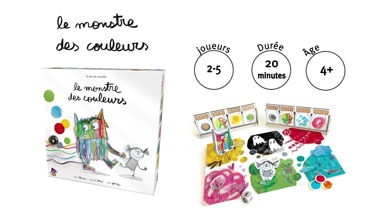 Le monstre des couleurs - Présentation du jeu 