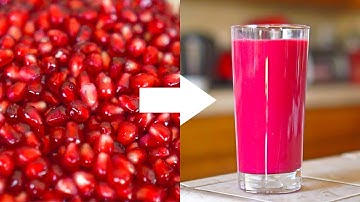 Easiest Way to Make Fresh Pomegranate Juice