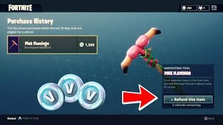 How to Refund Purchased Items From Item Shop In Fortnite Battle Royale!(Edit:Currently Disabled) screenshot 2