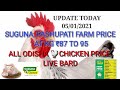 Poultry Farming New Papers Rates Today Suguna and Pasupati Chicken Price kg//