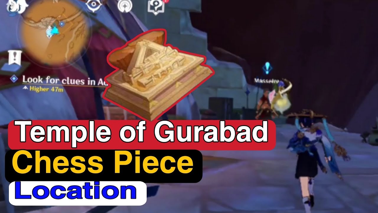 Temple of Gurabad Chess Piece Location Genshin Impact 