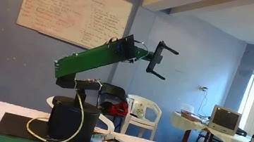 Control brazo robotico con labview e interfaz de arduino