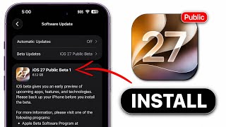 iOS 27 Public Beta 1 - How To install 