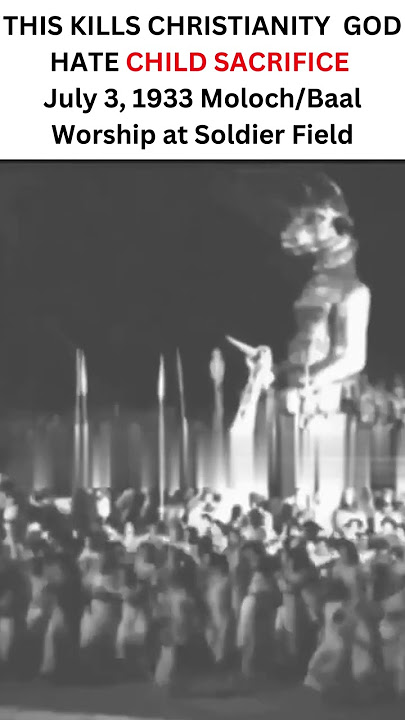 BABY SACRIFICE (Reenactment) #baal #moloch #July 3 1933 Moloch/Baal Worship at Soldier Field