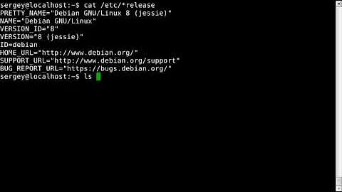 How to check distribution name, kernel version in Debian, Ubuntu