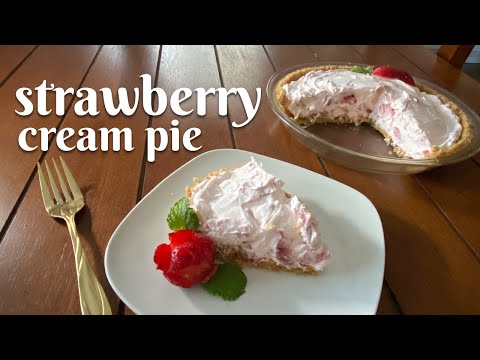 वीडियो: स्ट्रॉबेरी क्रीम पाई
