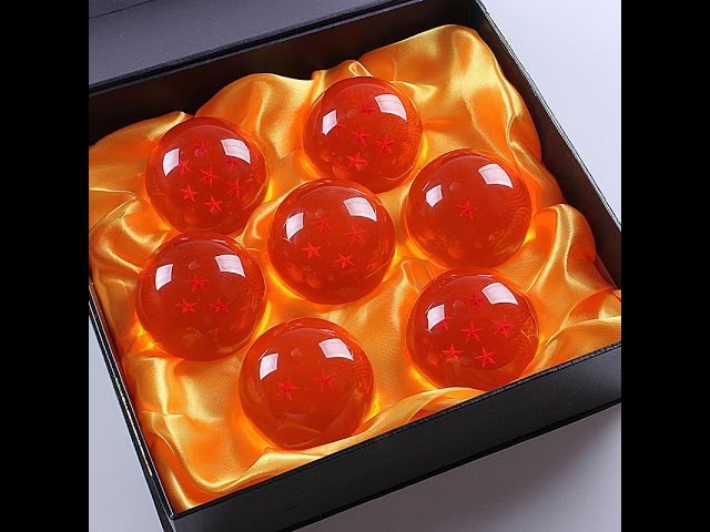 7 Bolas de Dragon Ball Z de 7,8 cms