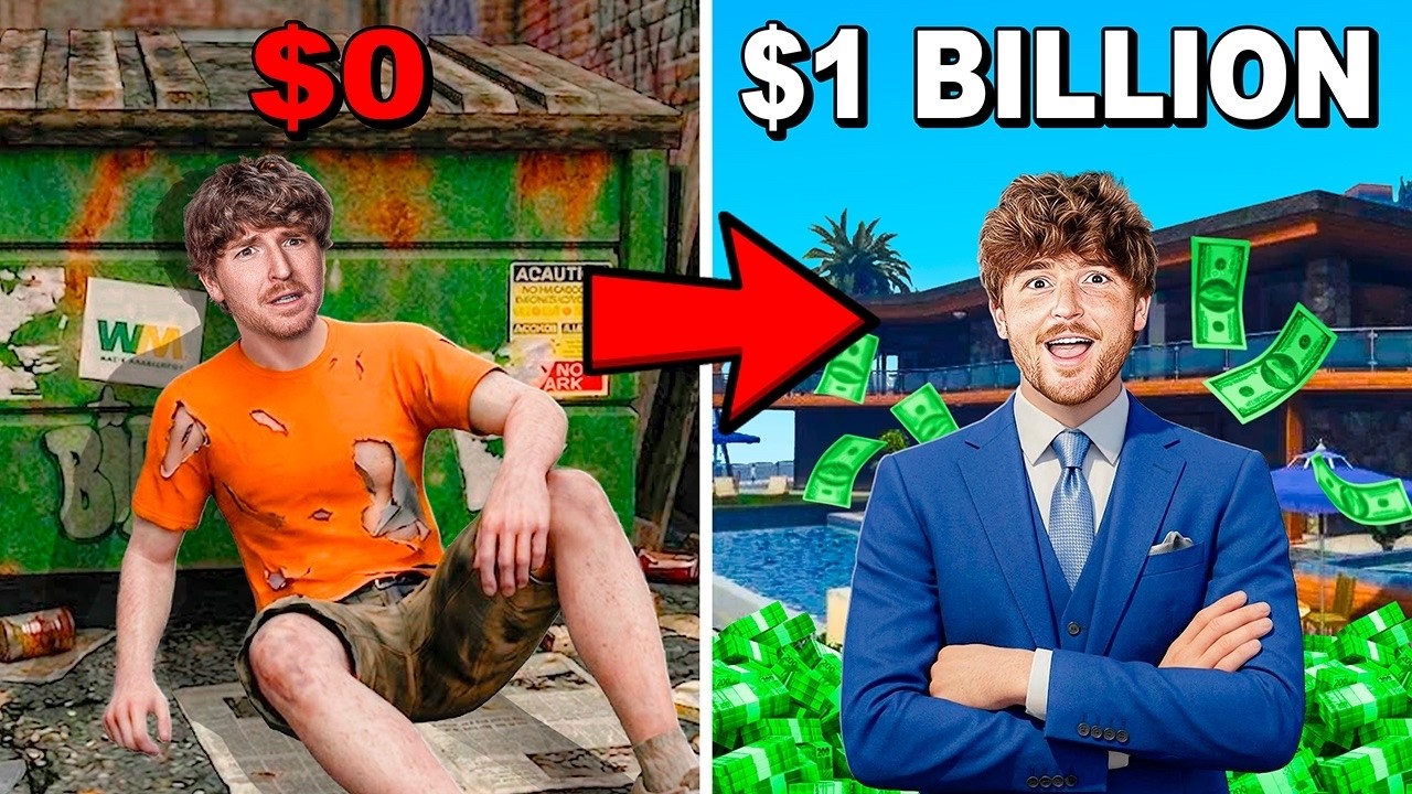 Homeless To Millionaire In GTA 5 RP! - YouTube
