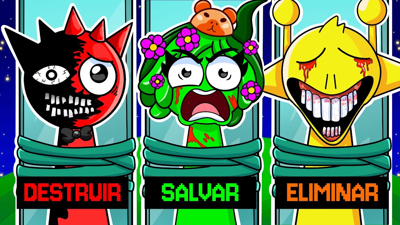 CURANDO A LOS SPRUNKIS INFECTADOS ¿A quién salvarías?