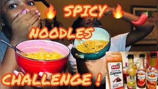 SPICY Noodles Challenge !! 🔥 | Can we really handle the heat? 😰