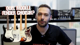 Quel modèle Fender choisir? Comprendre la gamme et les séries Fender