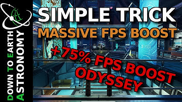 +75% FPS in Elite Dangerous Odyssey - AMD Fidelity FX