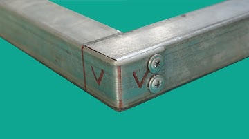 ý tưởng tuyệt vời mà không có hàn cho góc vuông 90 độ . How to create a 90 degree right angle