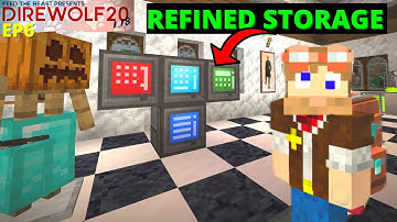 Direwolf20 1.18 Lets Play | Upgrading Thermal Dynamos and Refined Storage Setup