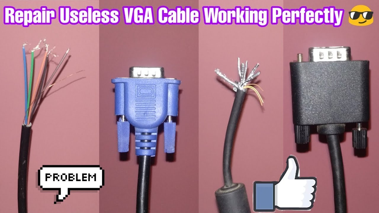 How To Repair Vga Cable