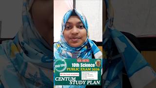 10th science public exam 2026 study time table do follow to get centum #hibamaths