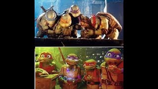 Comparison -  Ninja Turtles (1990) To Mutant Mayhem (2023)