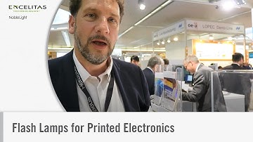 Flash Lamps for Printed Electronics