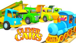 Car cartoons for kids & Street vehicles - Toy trains for kids, big trucks & cars for kids by Clever Cars 308,470 views 2 years ago 32 minutes