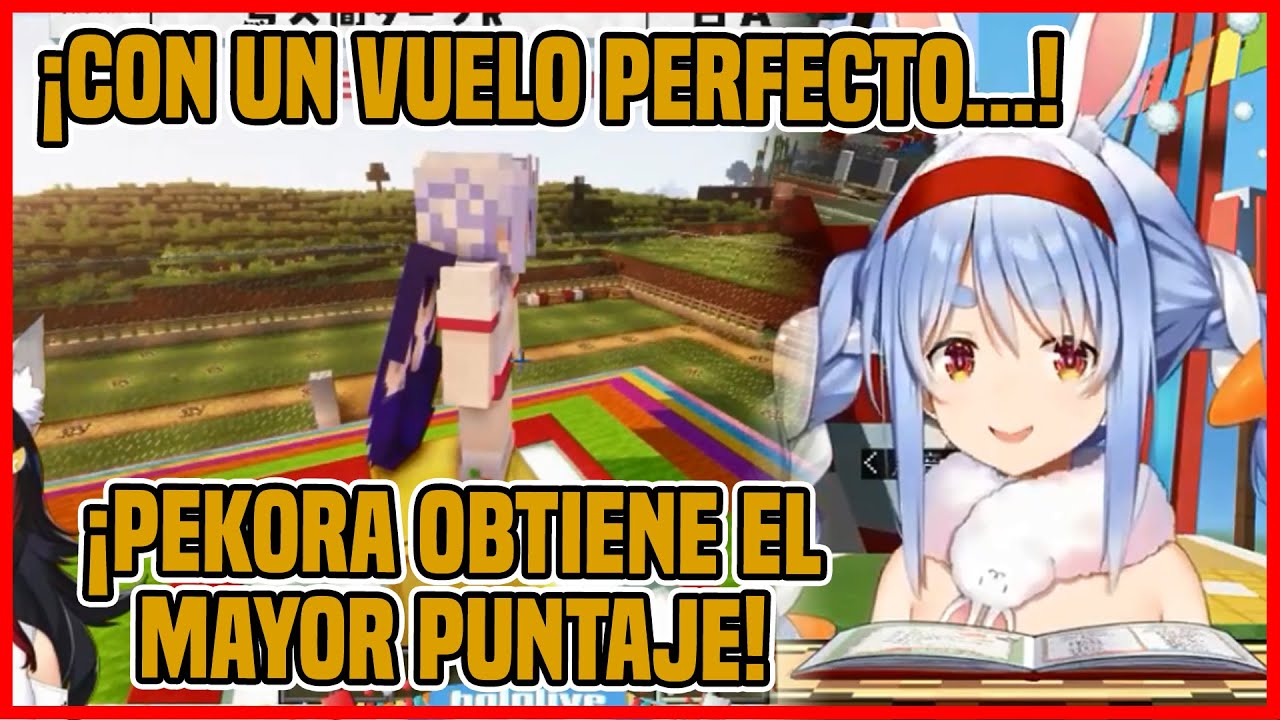 Coneja Voladora obtiene el mejor puntaje de la segunda prueba - Hololive Festival Deportivo 2021